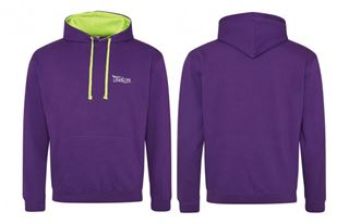 Picture of Purple Hoodie with Green trim
