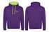 Picture of Purple Hoodie with Green trim