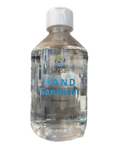 Picture of 250ml Hand Sanitiser -  80% alcohol.
