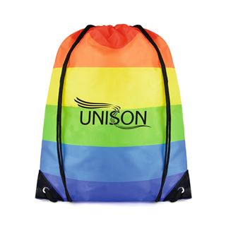Picture of LGBT+ Rainbow Drawstring Rucksack