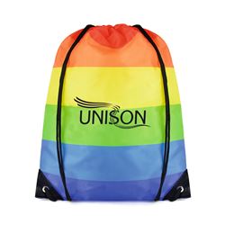 Picture of Rainbow Drawstring Rucksack