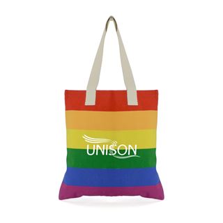 Picture of Canvas Rainbow Shopper