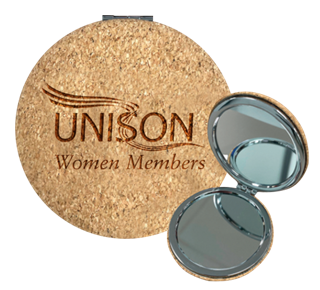 Picture of Cork Pocket Mirror
