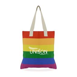 Picture of Canvas Rainbow Shopper